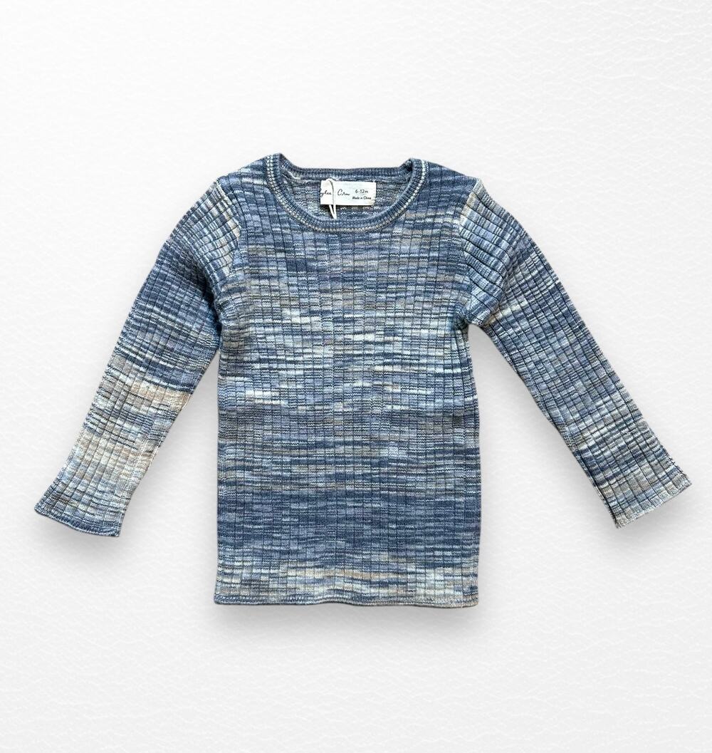 NWT Rylee + Cru Ribbed Heathered Jersey, 6-12 Months